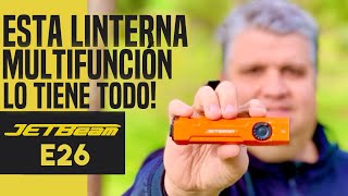 Linterna MULTIFUNCIÓN con LÁSER VERDE. JETBEAM E26. Revisión EDC4K