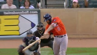 HOU@MIN: Gattis drives in Gonzalez for fourth RBI