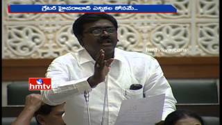 Cong MLA Puvvada Ajay Kumar Vs Minister Etela Rajender Over Lands Issue | TS Assembly | HMTV