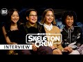 Star Wars Skeleton Crew - the young cast do Secret Santa on set, & struggle with Star Wars trivia