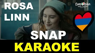 Rosa Linn - Snap - Armenia - Eurovision 2022 - Karaoke