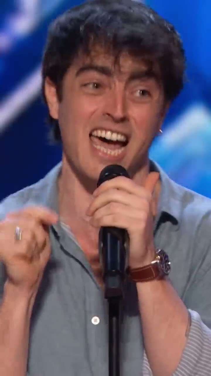 His voice will give you chills #agt #shorts