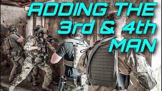 FOUR MAN ENTRY TACTICS - WHAT THE 3 AND 4 MAN DO DURING CQB