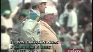 Moin Khan wins 1992 World Cup Semi Final