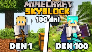 Přežil jsem 100 dní na Minecraft Skyblocku... a tohle se stalo