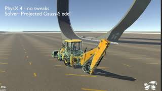 PhysX 3 vs PhysX 4 comparison in Unity - Part 1: Joints (2019)