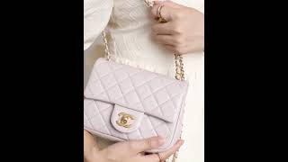 CHANEL golden class Fatty Fang 20S Square Mini Flap Bag ｜CHANEL 方胖子 金球