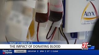 The impact of donating blood