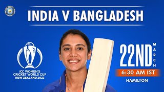 ICC Women's World Cup 2022| INDw 🆚 BANw| India Thrash Bangladesh By 110 Runs For 3rd Win
