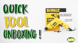 Quick Unboxing Dewalt DWD014 Hand Drill 550W 10mm