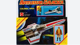 Rare Battlestar Galactica 1979 Starbuck Figure \u0026 Ship Set by Mattel