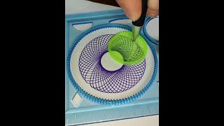 How many rotations did the pen make in total? ?? #Spirograph #satisfying #shorts