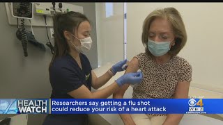 Flu shot may help prevent heart attacks, study finds