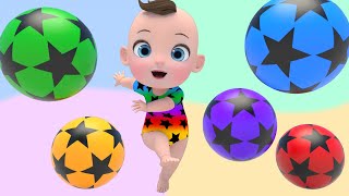 Itsy Bitsy Spider Kids Song! | Color Balls Nursery Rhymes Playground | Baby & Kids Songs