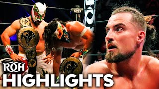 MexaSquad SHOCKS Villain Enterprises for Six-Man Title Win! ROH Highlights Jan 24, 2020