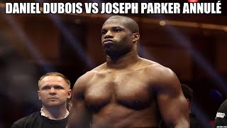 DUBOIS EST MALADE, LE COMBAT VS PARKER EST ANNULÉ