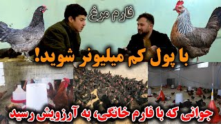 شروع کار با ساخت یک فارم مرغ در خانه | چگونه در خانه یک فارم مرغ بسازیم | سرمایه کم عاید بیشتر