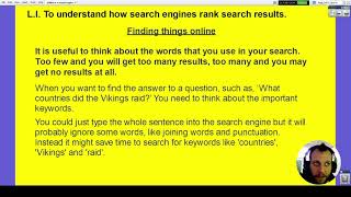 How search engines find the right websites -Web crawlers
