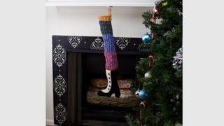 How To Make A Victorian Boot Stocking