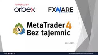 Orbex: MetaTrader4 bez tajemnic. Część 1. Instalacja i podstawy.