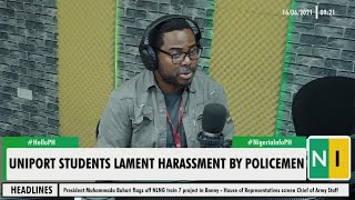 UNIPORT Students Complain About Constant Harassment by Policemen Along Alakahia Road