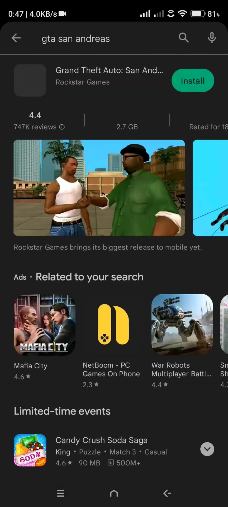 how to download gta san andreas for free on playstore
