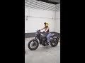 159cm on the ducati scrambler nightshift