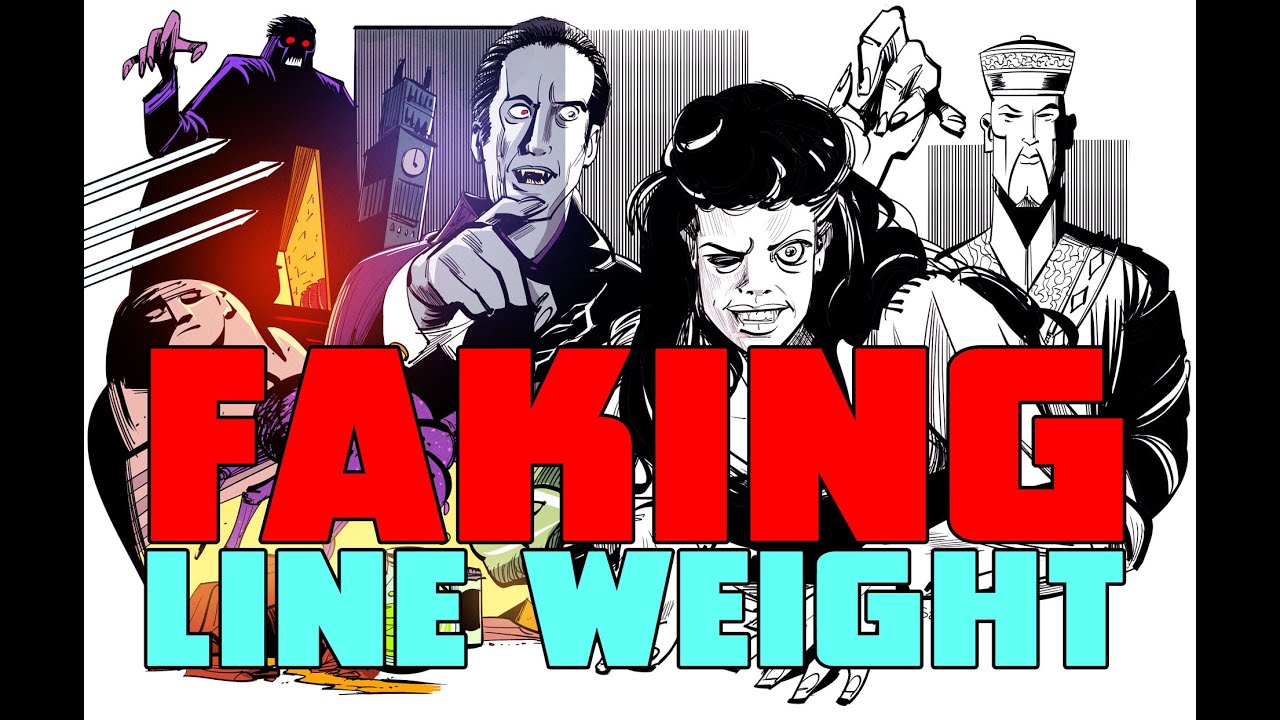 Digital Inking Line Weight Cheats Youtube