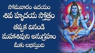 సోమవారం శివ హృదయ స్తోత్రం తప్పక వినండి మహాశివుని అనుగ్రహం మీకు లభిస్తుంది - Shiva Hrudayam Stotram