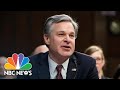 FBI Director Wray Testifies At Senate Hearing On Capitol Riot | NBC News