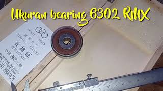 Ukuran bearing 6302 RMX - Bearing tensioner Avanza