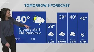 FORECAST | Wintry mix expected this weekend