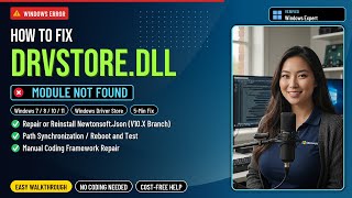 Fix drvstore.dll Driver Error!