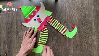 How To Make An Elf | Elf Paper Craft | Paper Elf | Elf Craft For Christmas