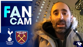 'WE'RE AHEAD ON EVERYTHING AND CAN'T FINISH!" Tottenham 1-2 West Ham [@tottenhamontour FAN CAM]