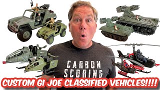 We NEED these GI JOE CLASSIFIED vehicles!