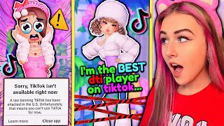 REACTING To *BANNED* Dress to Impress TIKTOKS! | ROBLOX Funny Videos, Cute Outfits \u0026 MORE!