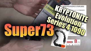 Kryptonite Evolution Series 4 1090 Lock Unboxing \u0026 Overview - Super73 lock