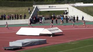 2017東部高校総体　女子400m　決勝