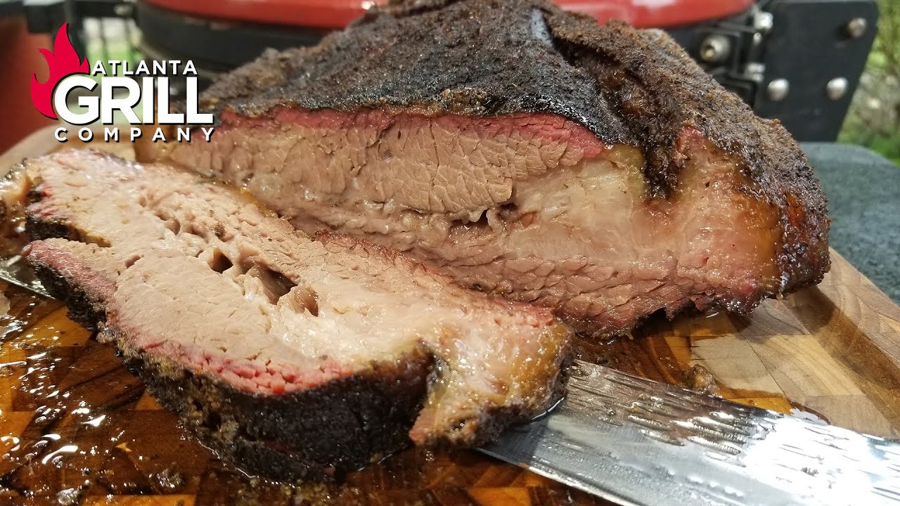 24-Hour Smoked Beef Brisket On The Kamado Joe - YouTube