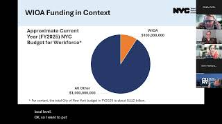 NYC Workforce Development Council and Board WIOA Deep Dive