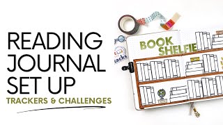 Reading Journal Set Up & Flip Through 2024 | Challenges, Trackers & More