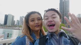 Lost In Chicago - Our First Vlog#1 #ThrowBack 2017