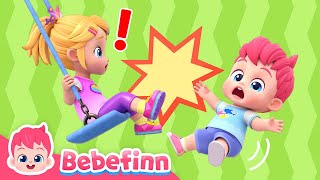 EP117 | Ouch! Playground Safety Song | Bebefinn Nursery Rhymes for Kids