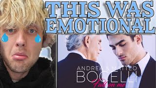 THIS WAS EMOTIONAL!! First Time Hearing - Andrea Bocelli, Matteo Bocelli - Fall on Me