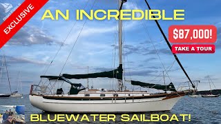 An Incredible Bluewater SAILBOAT! This Cabo Rico 38 is a STUNNER at $87,000! TOUR! [SOLD! 12/04/24]