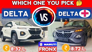 FRONX DELTA VS DELTA PLUS COMPARISON : MARUTI FRONX DELTA VS FRONX DELTA PLUS @NarrusAutovlogs