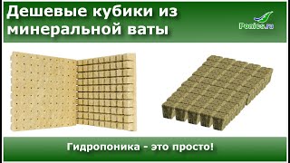 Кубики из АГРО минеральной ваты для гидропоники, где взять?