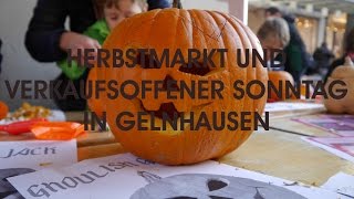 Herbstmarkt und verkaufsoffener Sonntag in Gelnhausen 2015