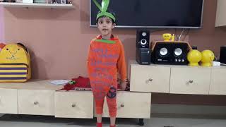 Kids Fancy Dress as Carrot | With Ayansh Patel